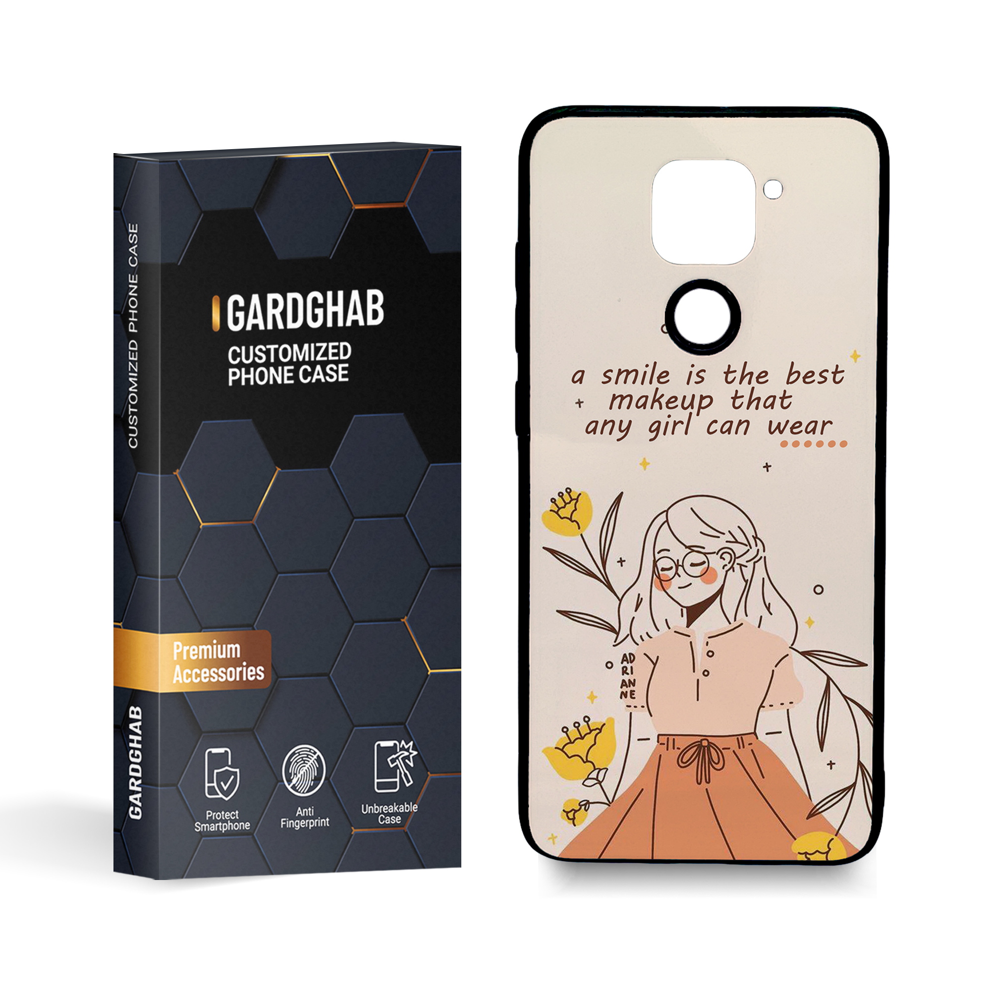   کاور گارد قاب مدل دخترانه مناسب برای گوشی موبایل  شیائومی  redmi note9