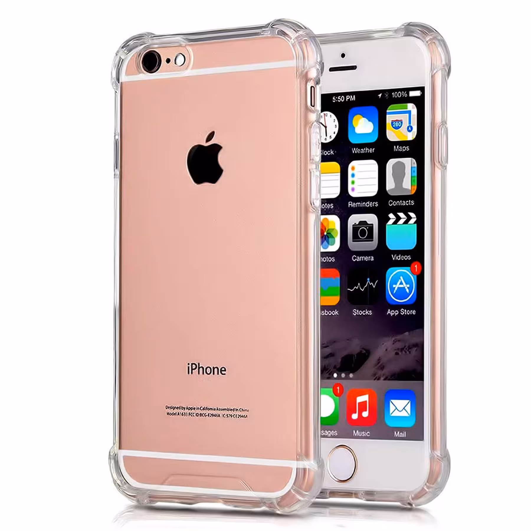 کاور ژله ای مدل AIRBAG مناسب برای گوشی موبایل اپل iPhone 6