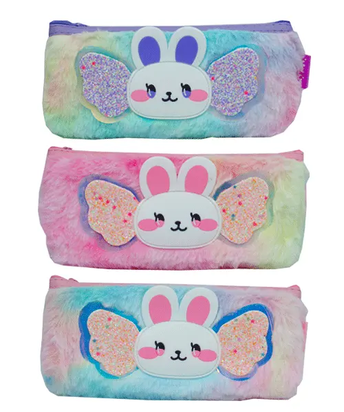 جامدادی پارچه ای سن سون خرگوشی موهری کد 203(بسته 12 عددی)