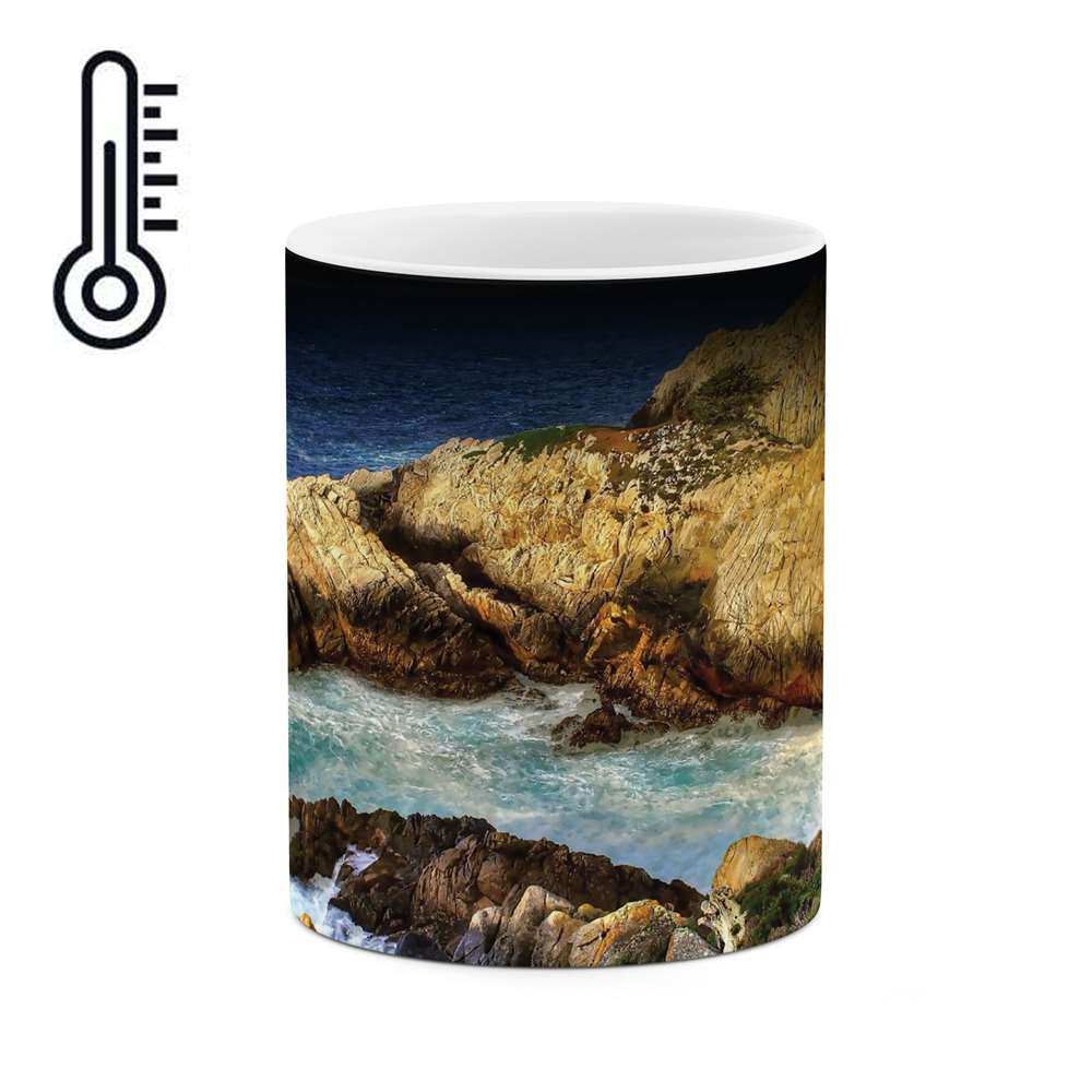 ماگ حرارتی طرح صخره  مدل mgh03454