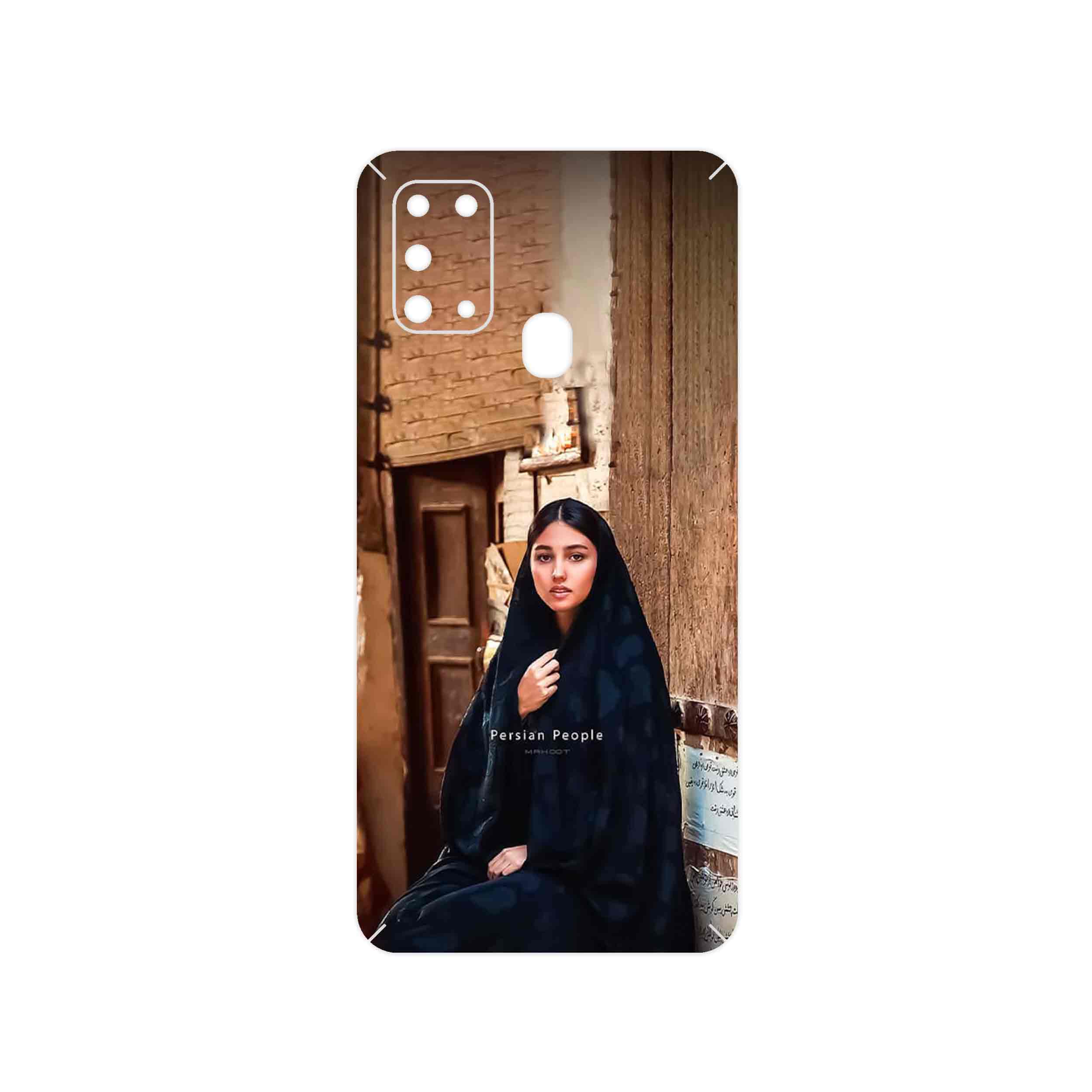 برچسب پوششی ماهوت مدل Portrait of an Iranian Woman مناسب برای گوشی موبایل سامسونگ Galaxy M31