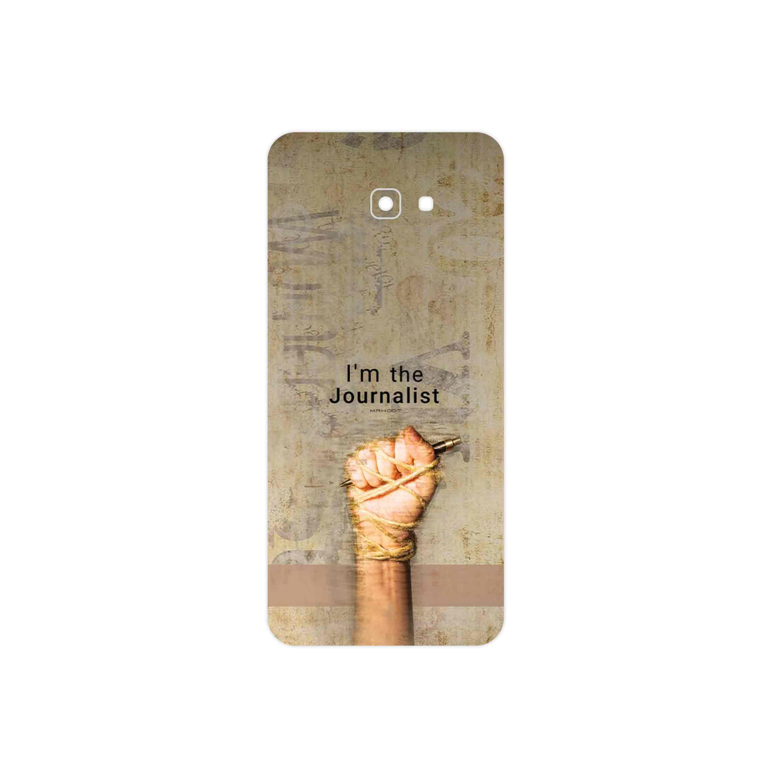 برچسب پوششی ماهوت مدل Journalist مناسب برای گوشی موبایل سامسونگ Galaxy J4 Plus