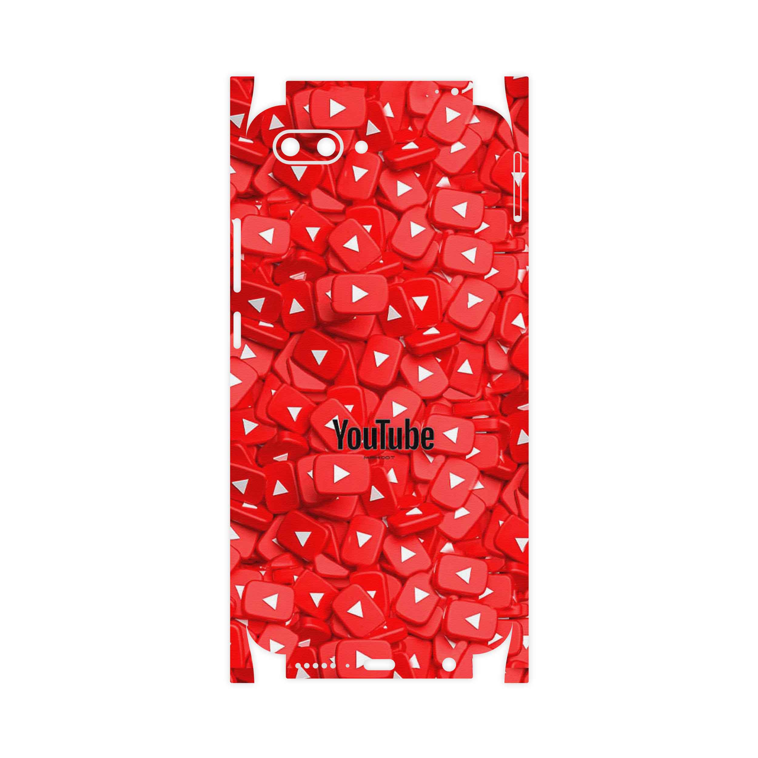 برچسب پوششی ماهوت مدل Youtube-FullSkin مناسب برای گوشی موبایل آنر 10