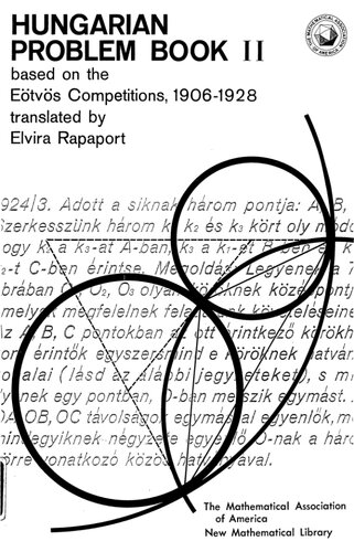 خرید و دانلود نسخه کامل کتاب Hungarian problem book 2 1906-1928
