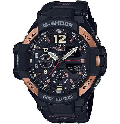 ارسال فوری   گارانتی اصلی شرکتی   ساعت مچی کاسیو مدل CASIO-GA-1100RG-1A