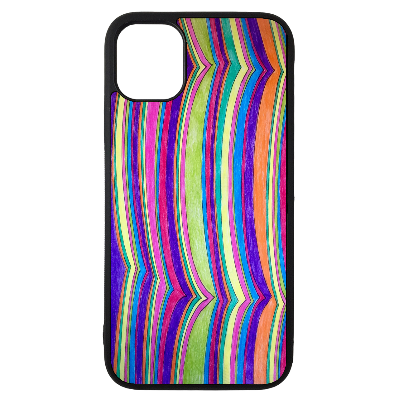 کاور طرح رنگارنگ کد 11050597 مناسب برای گوشی موبایل اپل iphone 11 pro