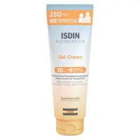 ژل کرم ضد آفتاب بی رنگ ایزدین SPF30 مدل Erfrischend مناسب انواع پوست حجم 250 میلی لیتر