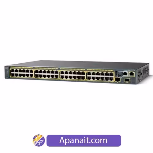 سوئیچ شبکه سیسکو 48 پورت WS-C2960S-48TS-S
