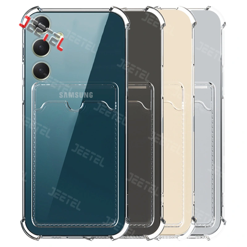 قاب شفاف کپسولی برای گوشی Samsung A34 مدل جاکارتی محافظ لنزدار