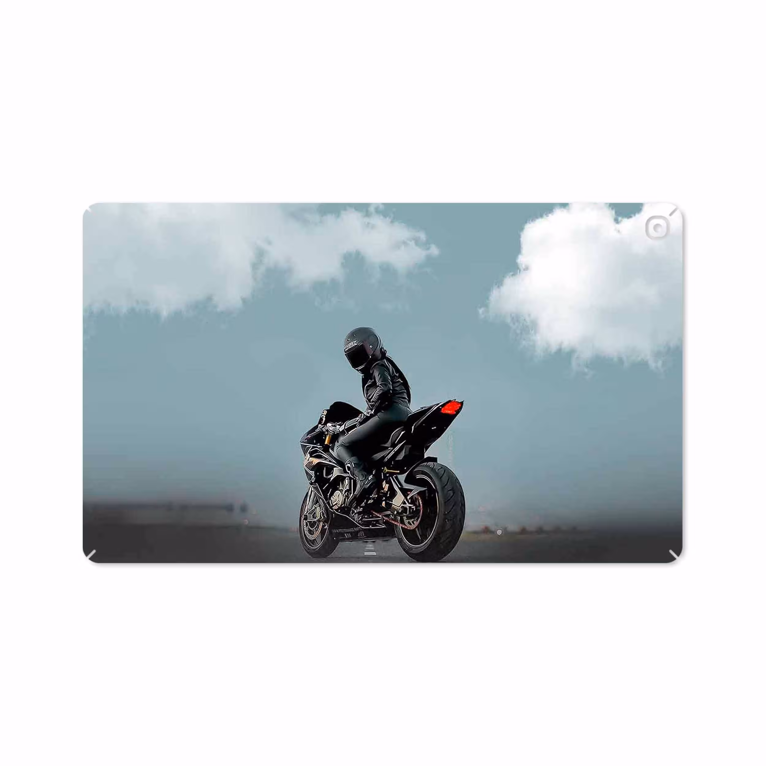 برچسب پوششی ماهوت مدل Motorcycling مناسب برای تبلت سامسونگ Galaxy Tab A 10.1 2019 T515