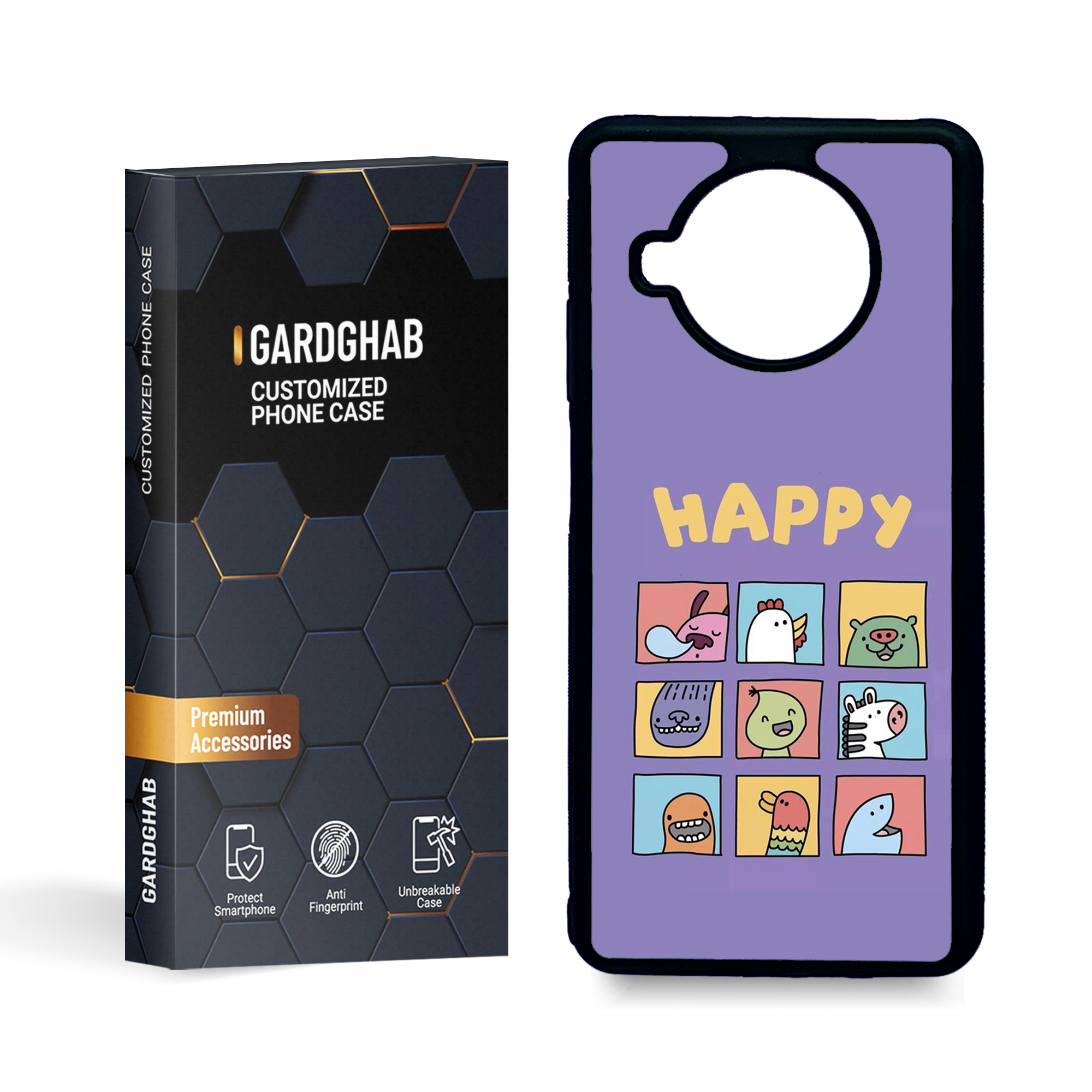 کاور گارد قاب مدل فانتزی مناسب برای گوشی موبایل شیائومی mi 10t lite