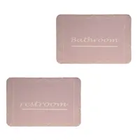  پادری طرح  Restroom &amp; Bathroom کد 8686 سایز 80x50 سانتی متر مجموعه دو عددی