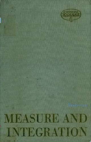 خرید و دانلود نسخه کامل کتاب Measure and integration