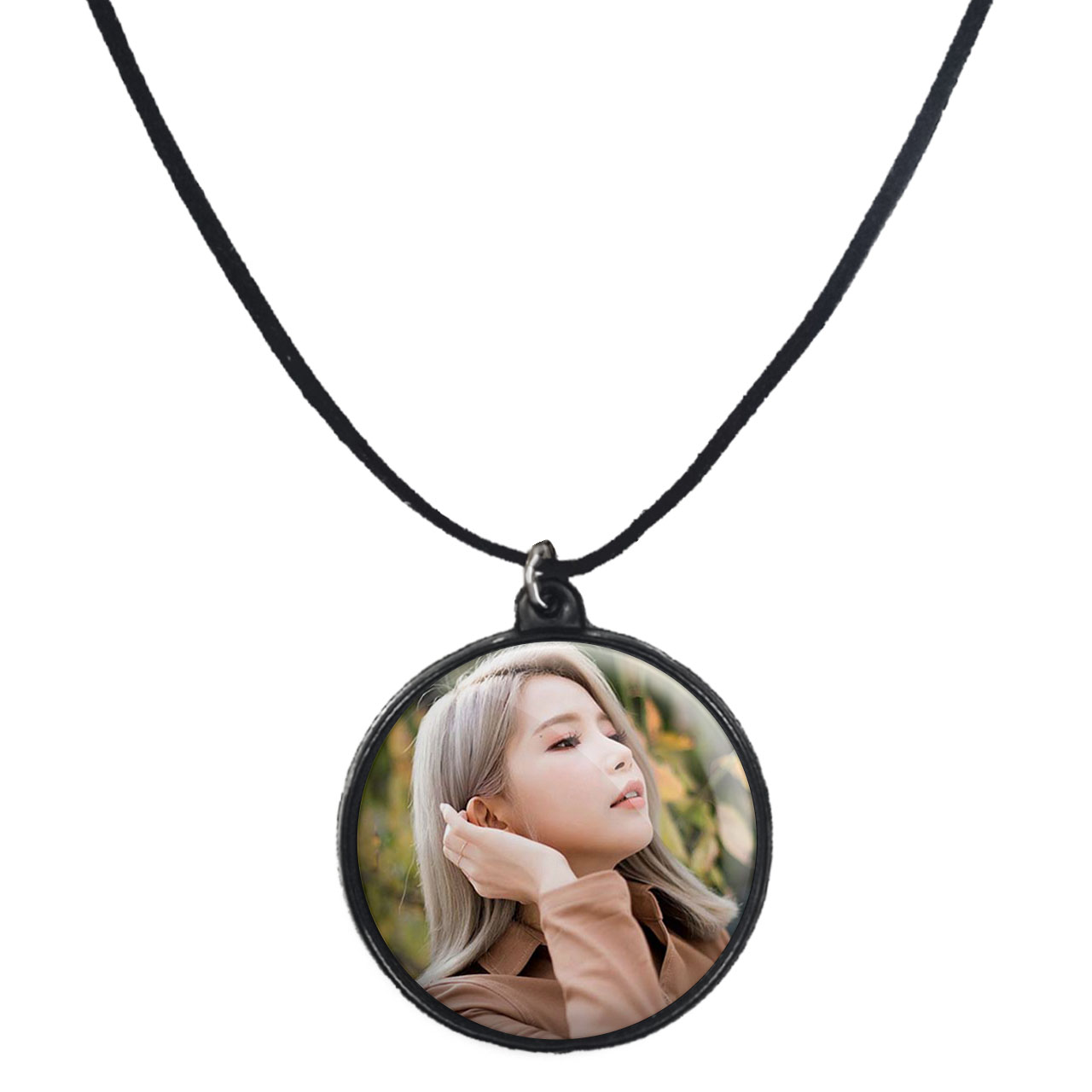 گردنبند پرمانه طرح mamamoo کد pmb.13452 مدل دو طرفه