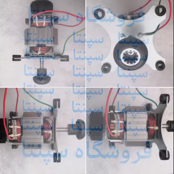 موتور مخلوط کن سیلور کرست صنعتی به همراه کوبل موتور (باکیفیت و عالی) مطابق تصویر (   موتور مخلوط کن صنعتی سیلور کرست  )