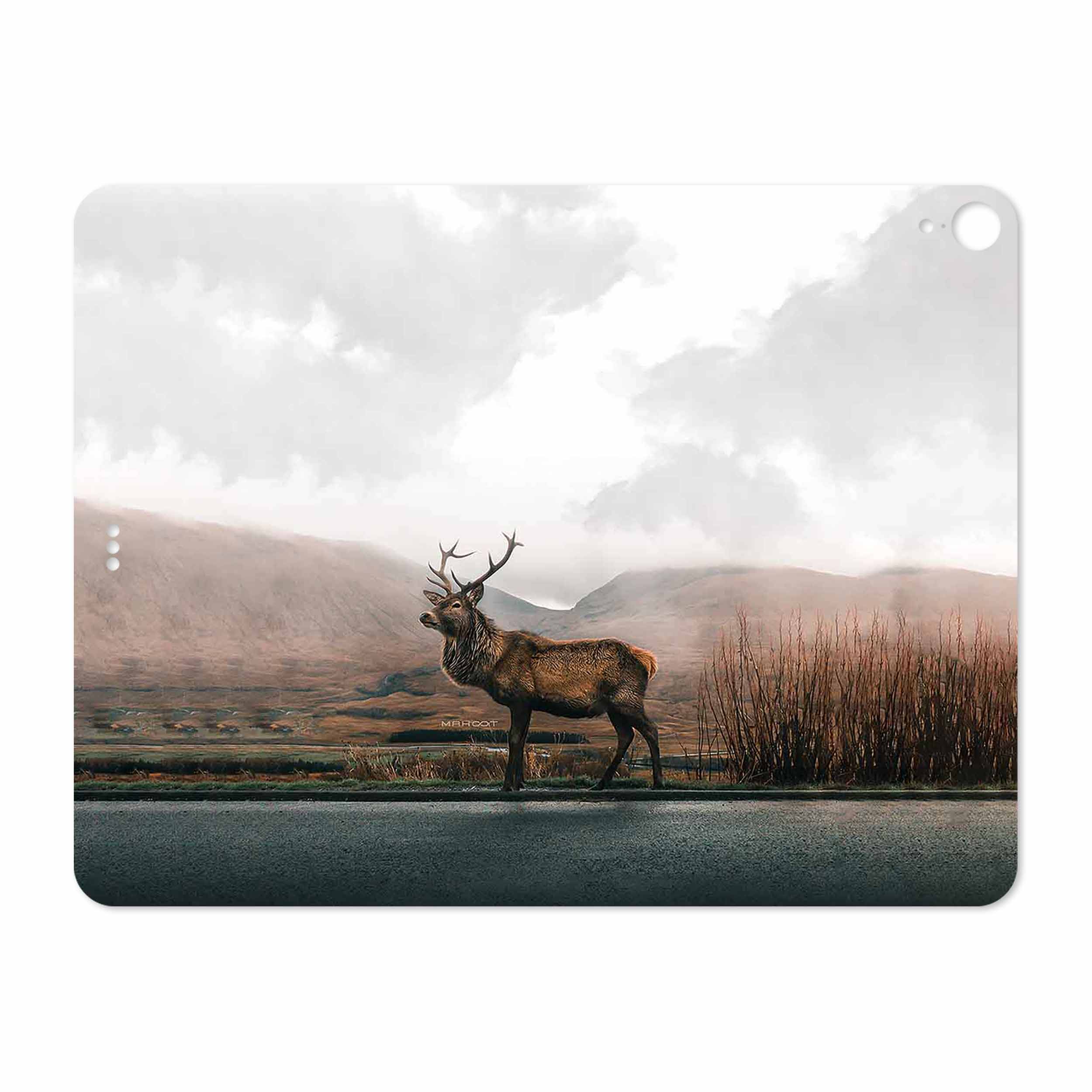 برچسب پوششی ماهوت مدل Horned Deer مناسب برای تبلت اپل iPad Pro 12.9 (GEN 3) 2018 A1876