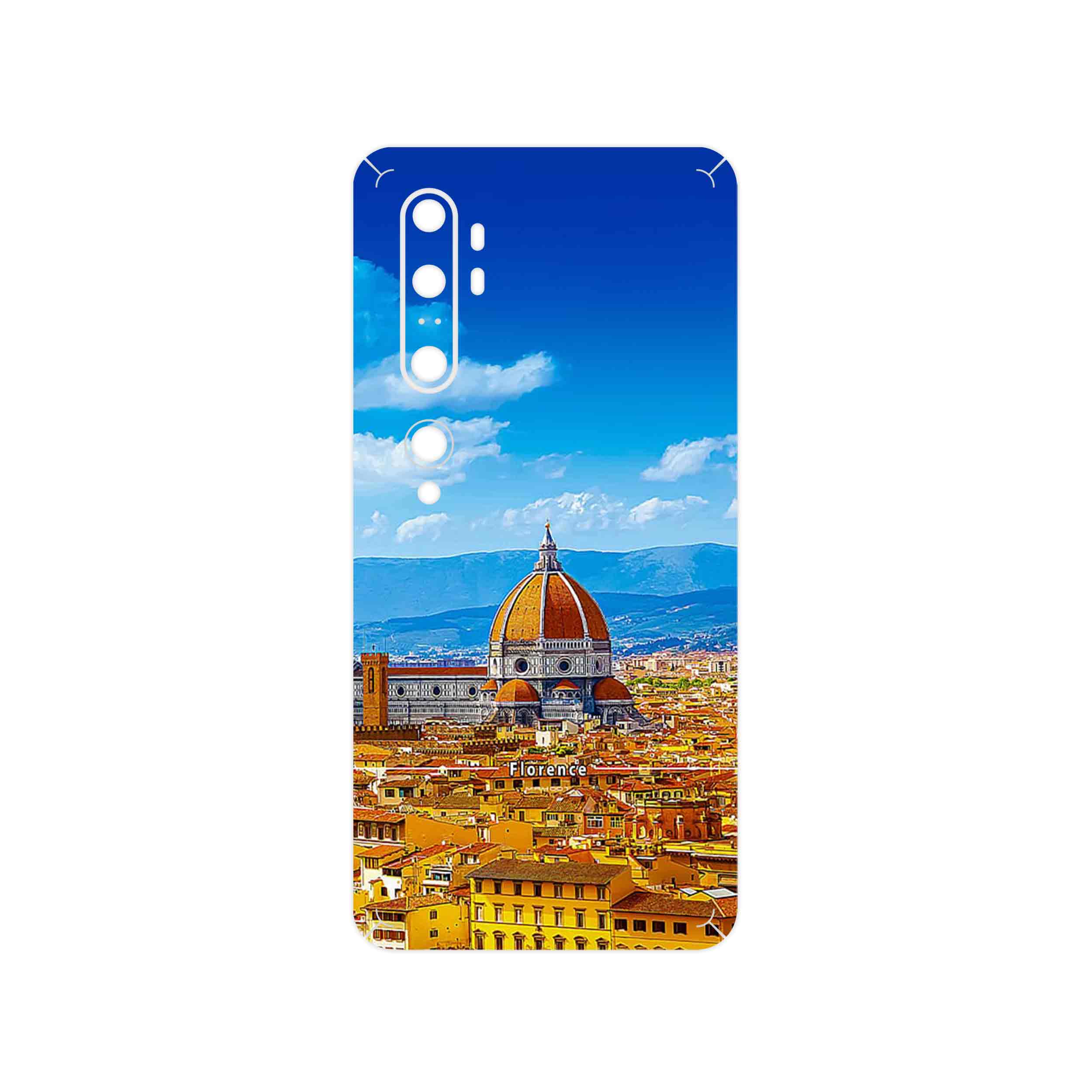برچسب پوششی ماهوت مدل City of Florence مناسب برای گوشی موبایل شیائومی Mi Note 10 Pro