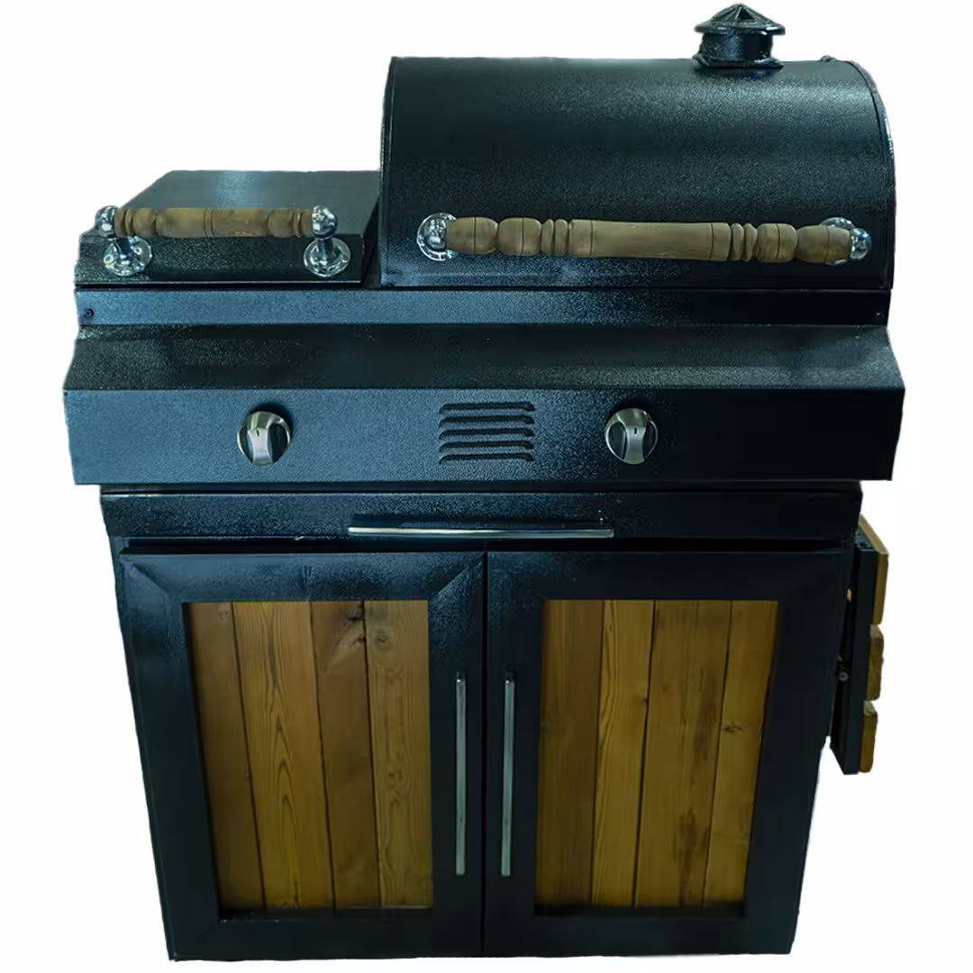 باربیکیو گازی اجاقدار 80سانتی کابینتی