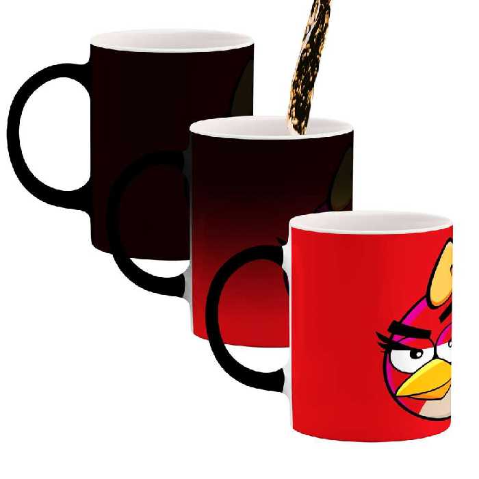 ماگ حرارتی طرح انیمیشن و بازی Angry birds  مدل mgph15119