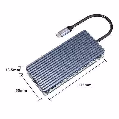هاب 11 پورت USB-C اوریکو مدل WB-11P