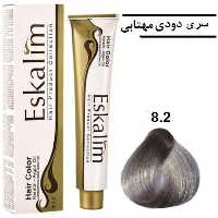 رنگ موی اسکالیم Eskalim شماره 8.2 بلوند دودی مهتابی روشن