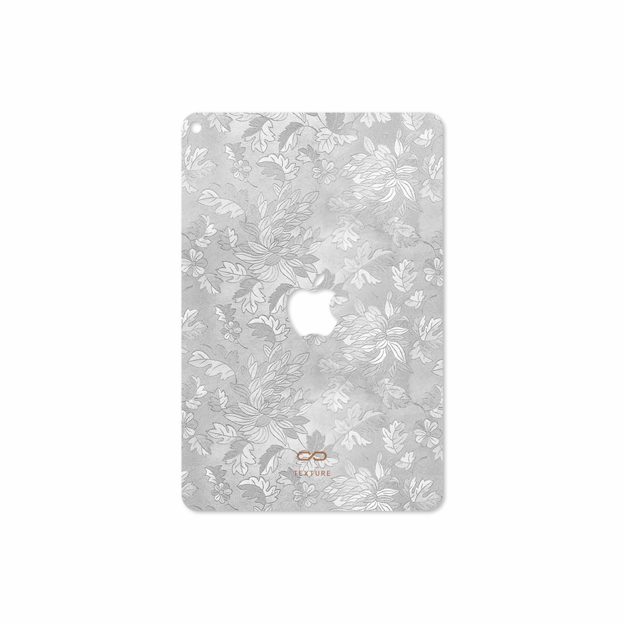 برچسب پوششی ماهوت مدل Silver-Wildflower مناسب برای تبلت اپل iPad mini (GEN 5) 2019 A2126