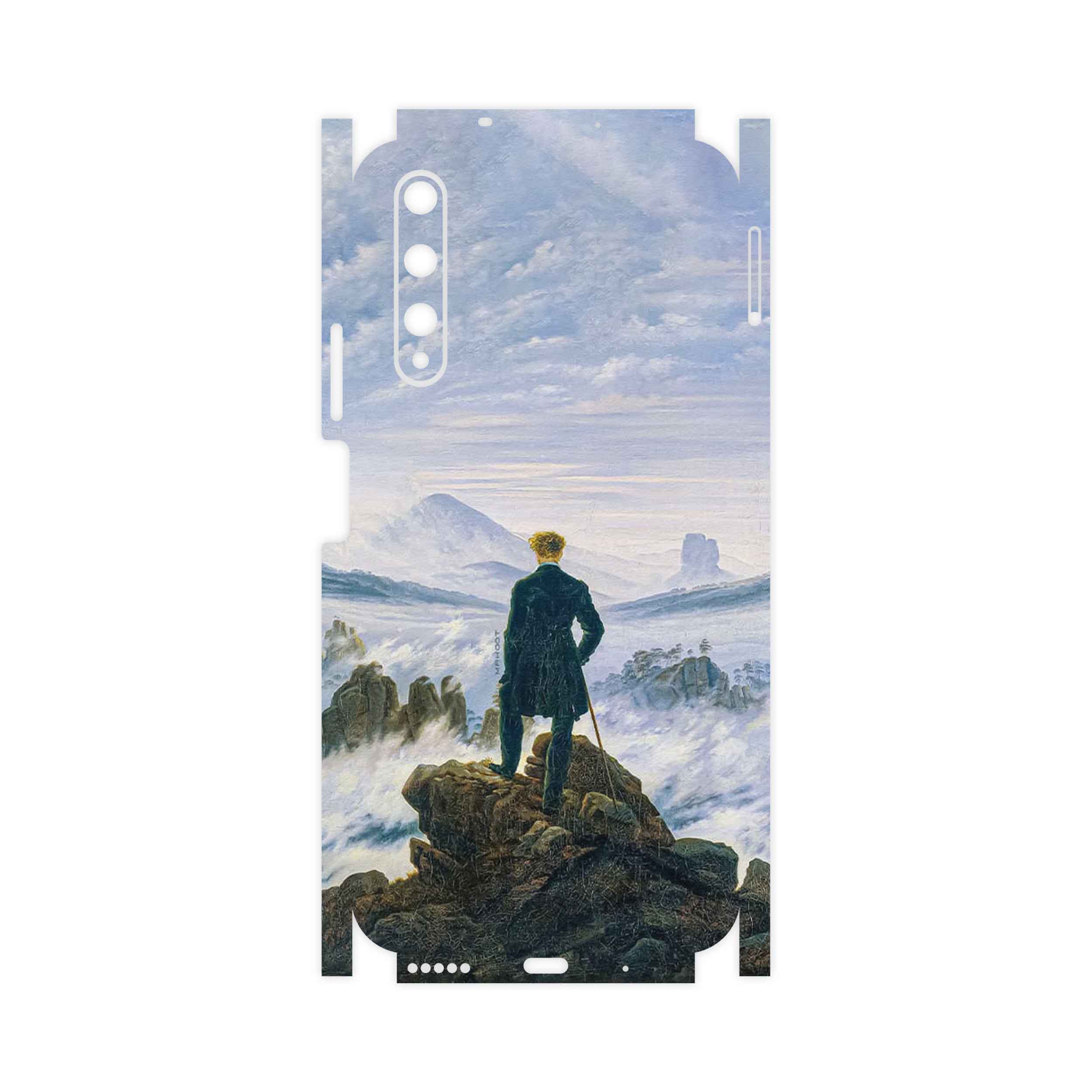 برچسب پوششی ماهوت مدل Wanderer above the Sea of Fog-FullSkin مناسب برای گوشی موبایل هوآوی Nova 5T