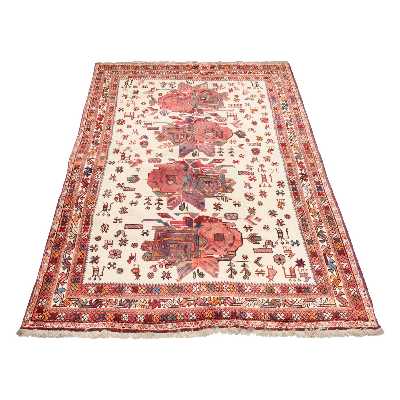 فرش قدیمی دستباف دو متری سی پرشیا کد 187223