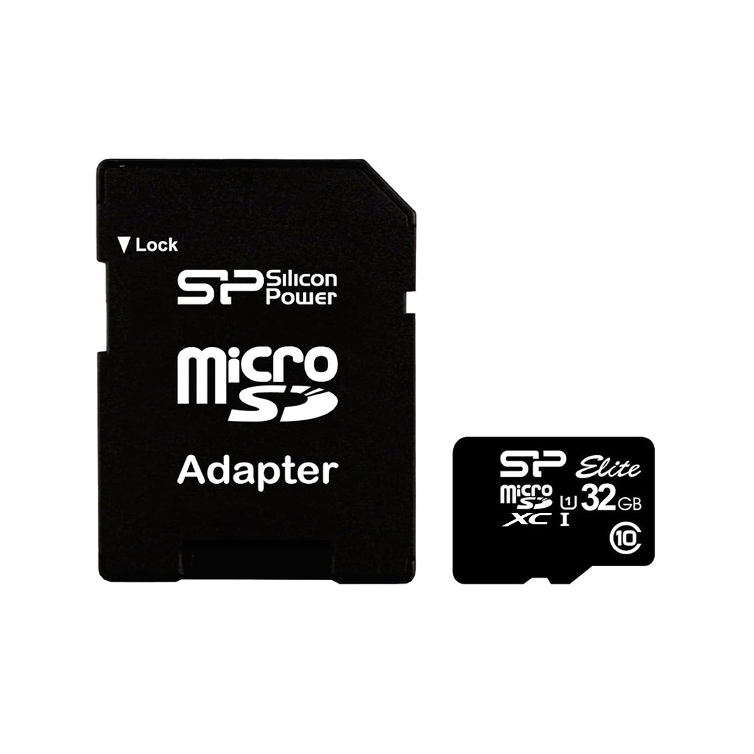 خرید و قیمت کارت حافظه MicroSDXC سیلیکون پاور Elite کلاس 10 استاندارد UHS-I U1 ظرفیت 32 گیگابایت