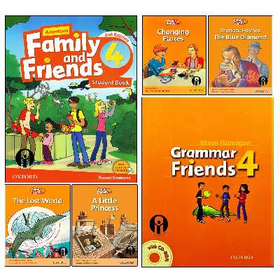 کتاب Family and Friends 4 اثر جمعی از نویسندگان انتشارات الوندپویان شش جلدی