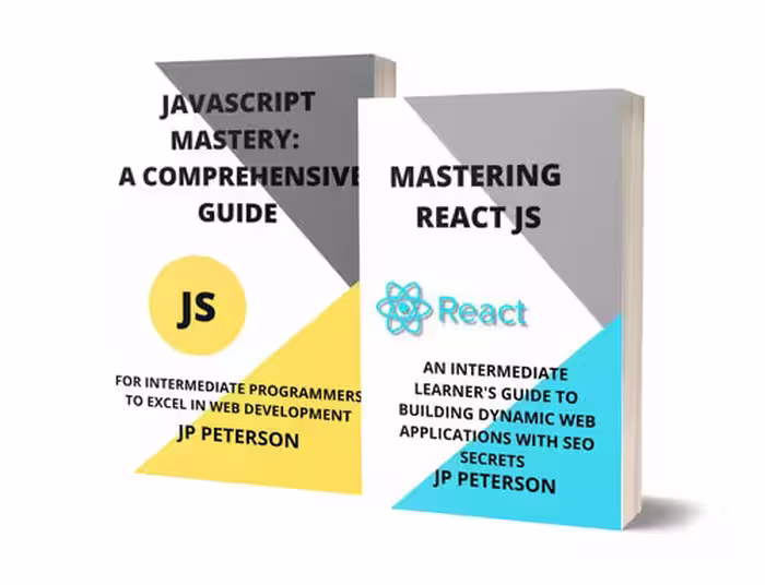 خرید و دانلود نسخه کامل کتاب MASTERING REACT JS AND JAVASCRIPT MASTERY: A COMPREHENSIVE GUIDE: AN INTERMEDIATE LEARNER'S GUIDE TO BUILDING DYNAMIC WEB APPLICATIONS WITH SEO SECRETS - 2 BOOKS IN 1