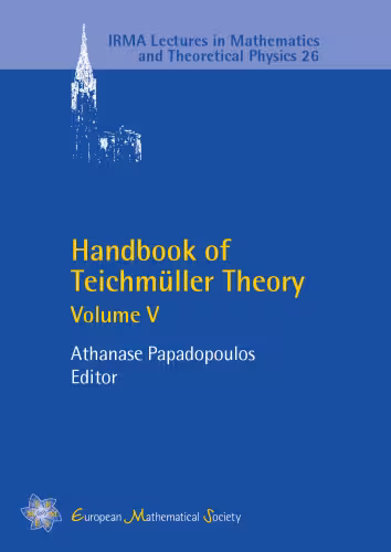 خرید و دانلود نسخه کامل کتاب Handbook of Teichmuller Theory: Volume 5