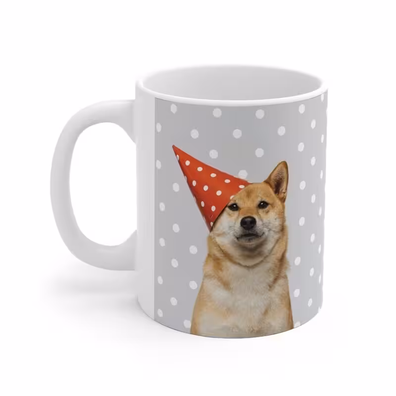 ماگ طرح  سگ Dog مدل NM1214