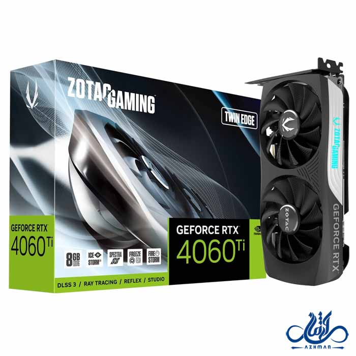 کارت گرافیک زوتک RTX 4060 Ti 8GB Twin Edge