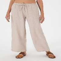 شلوار کتان زنانه بژ یو اس پولو - فروشگاه لباس شهرمون