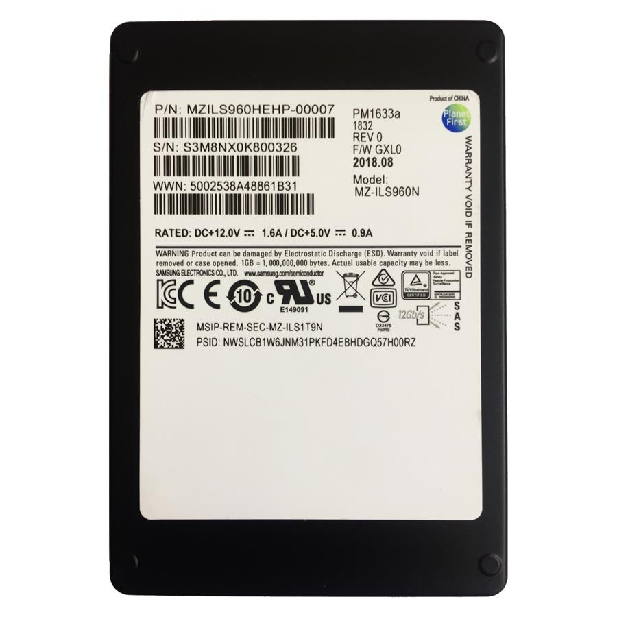 حافظه SSD سامسونگ مدل PM1633a با ظرفیت 960 گیگابایت