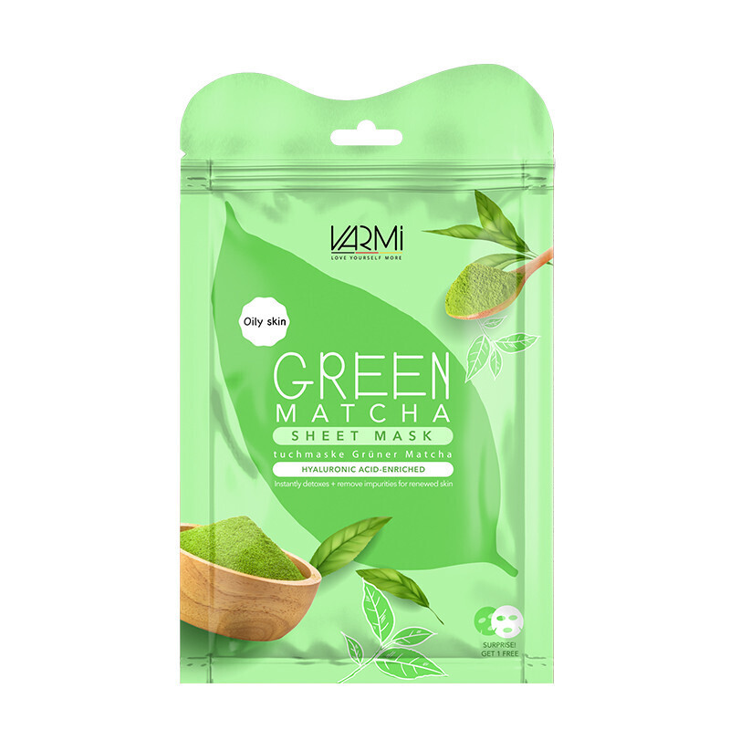 وارمی ماسک ورقه ای دو عددی مدل گرین ماچا