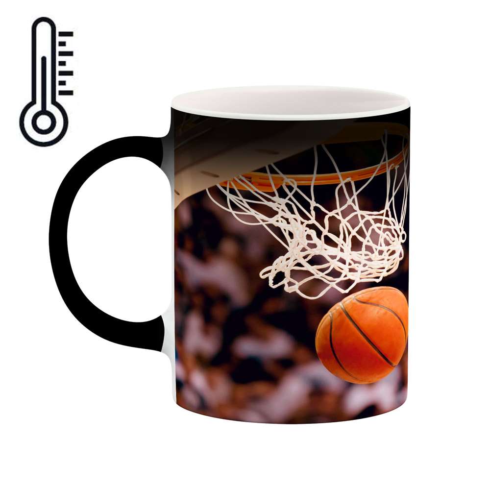 ماگ حرارتی کاکتی طرح بسکتبال مدل mgh15728