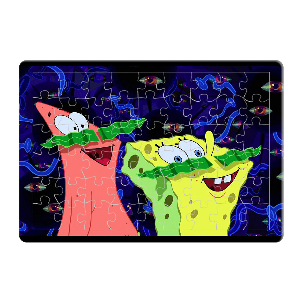 پازل 54 تکه طرح باب اسفنجی مدل P1254