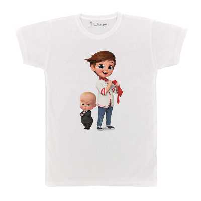 تی شرت بچگانه پرمانه طرح بچه رئیس کد pmt.4201