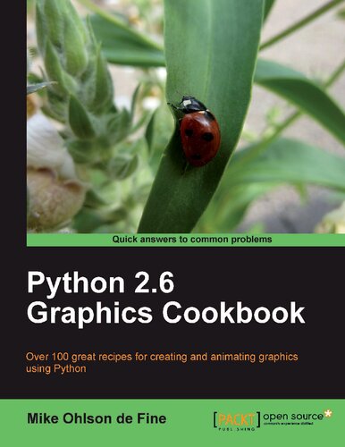 خرید و دانلود نسخه کامل کتاب Python 2.6 Graphics Cookbook