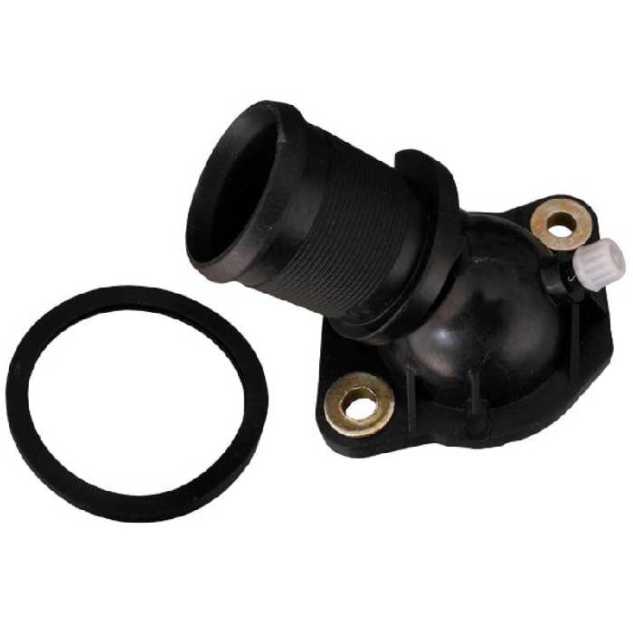 درب ترموستات (پلی آمید) دینا پارت همرا با اورینگ مناسب پژو 405 کد 1201052