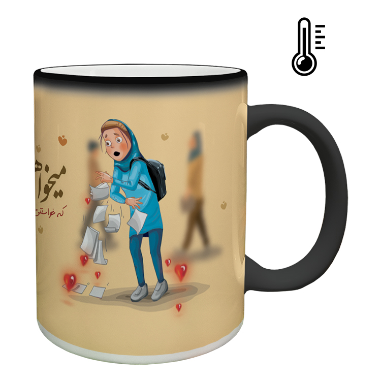 ماگ حرارتی مدل عاشقانه کد 106