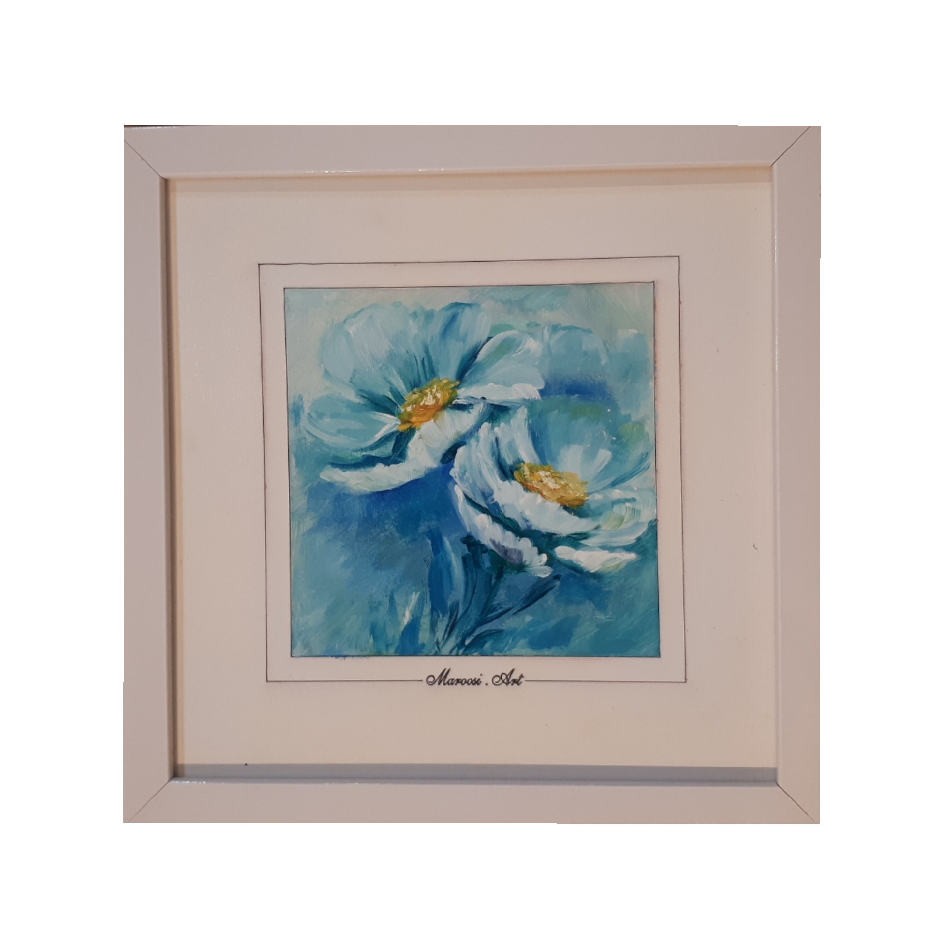 تابلو نقاشی رنگ روغن مدل گل کد273