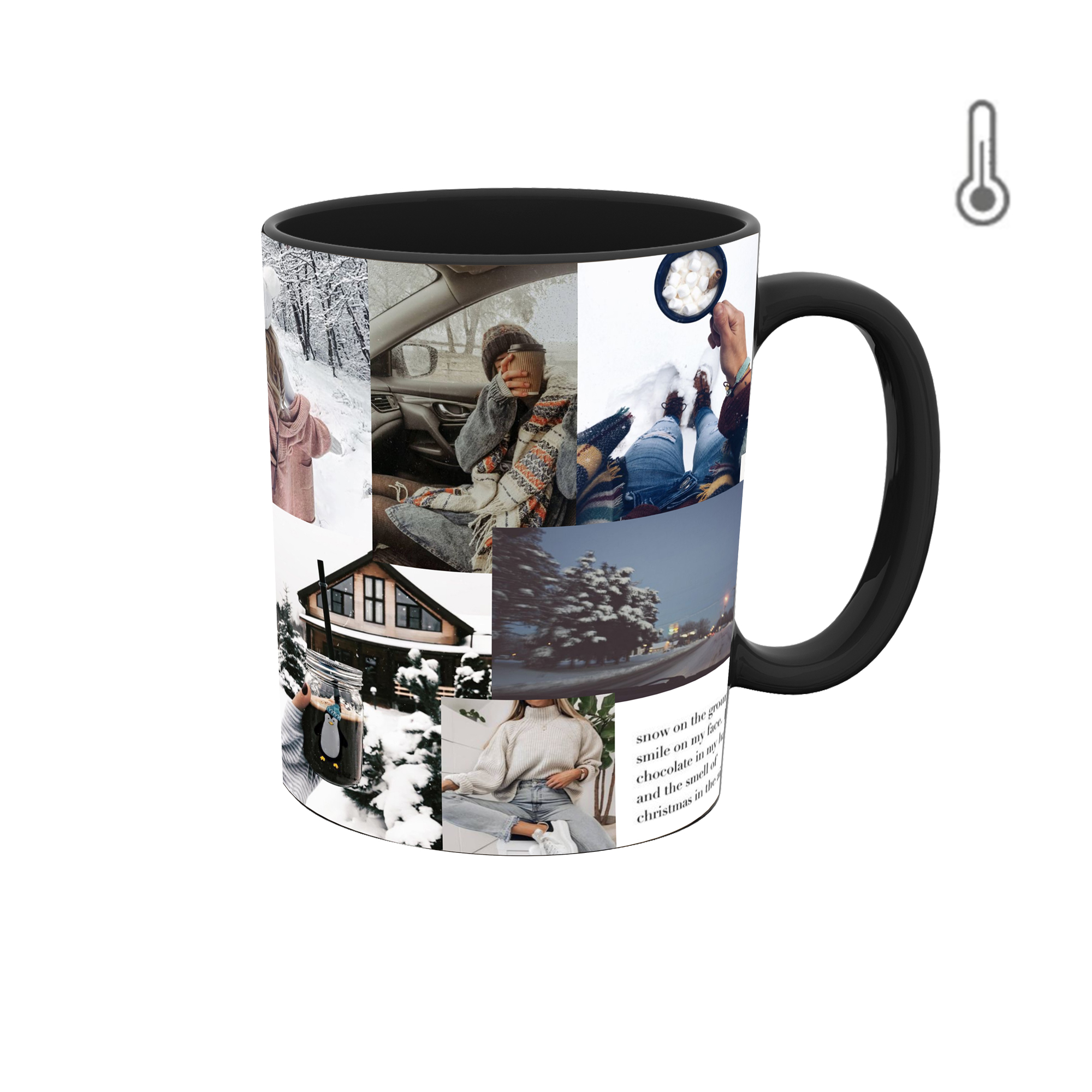 ماگ حرارتی طرح گرافیکی دخترانه کد1