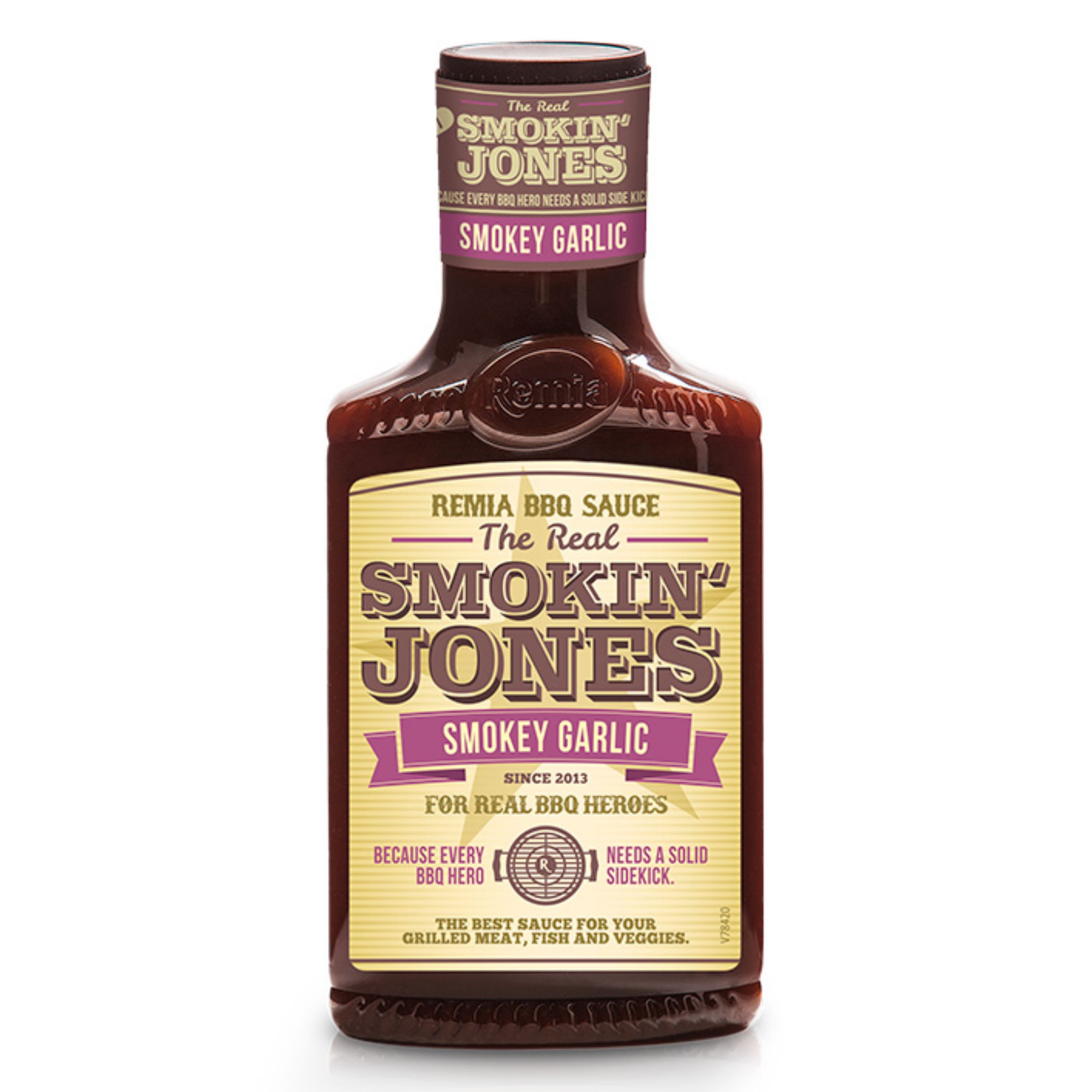 سس باربیکیو Remia Smokin Jones سیر دودی 450 میل