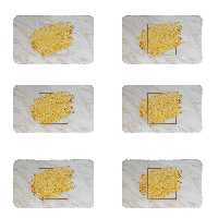 زیربشقابی طرح سنگ کد 8380 مجموعه 6 عددی