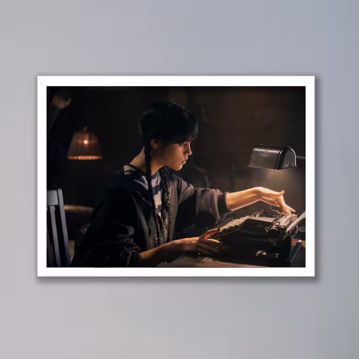 تابلو مدل ونزدی آدامز Wednesday Addams کد LAG1090