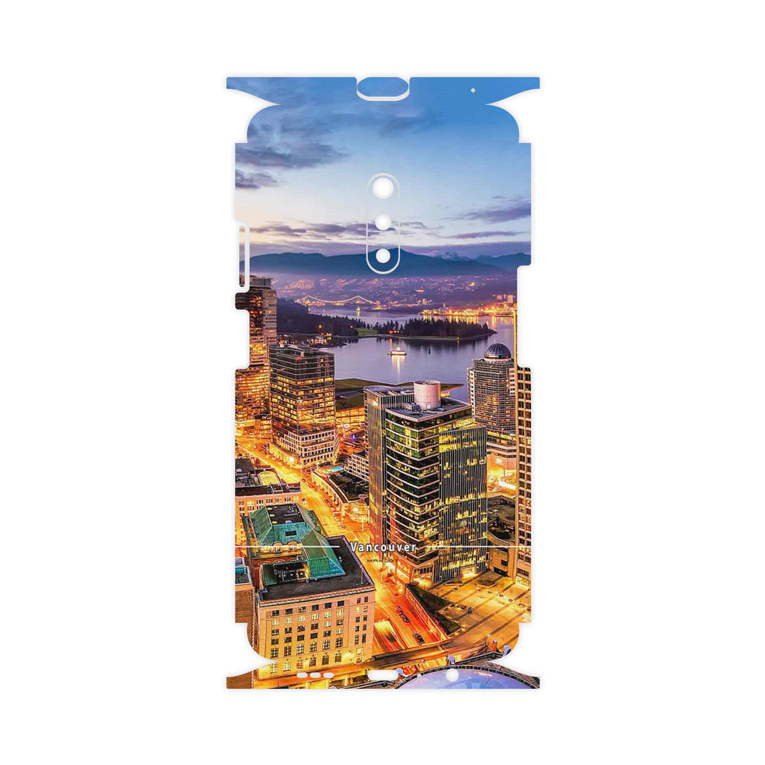 برچسب پوششی ماهوت مدل City of Vancouver-FullSkin مناسب برای گوشی موبایل اپو Realme X