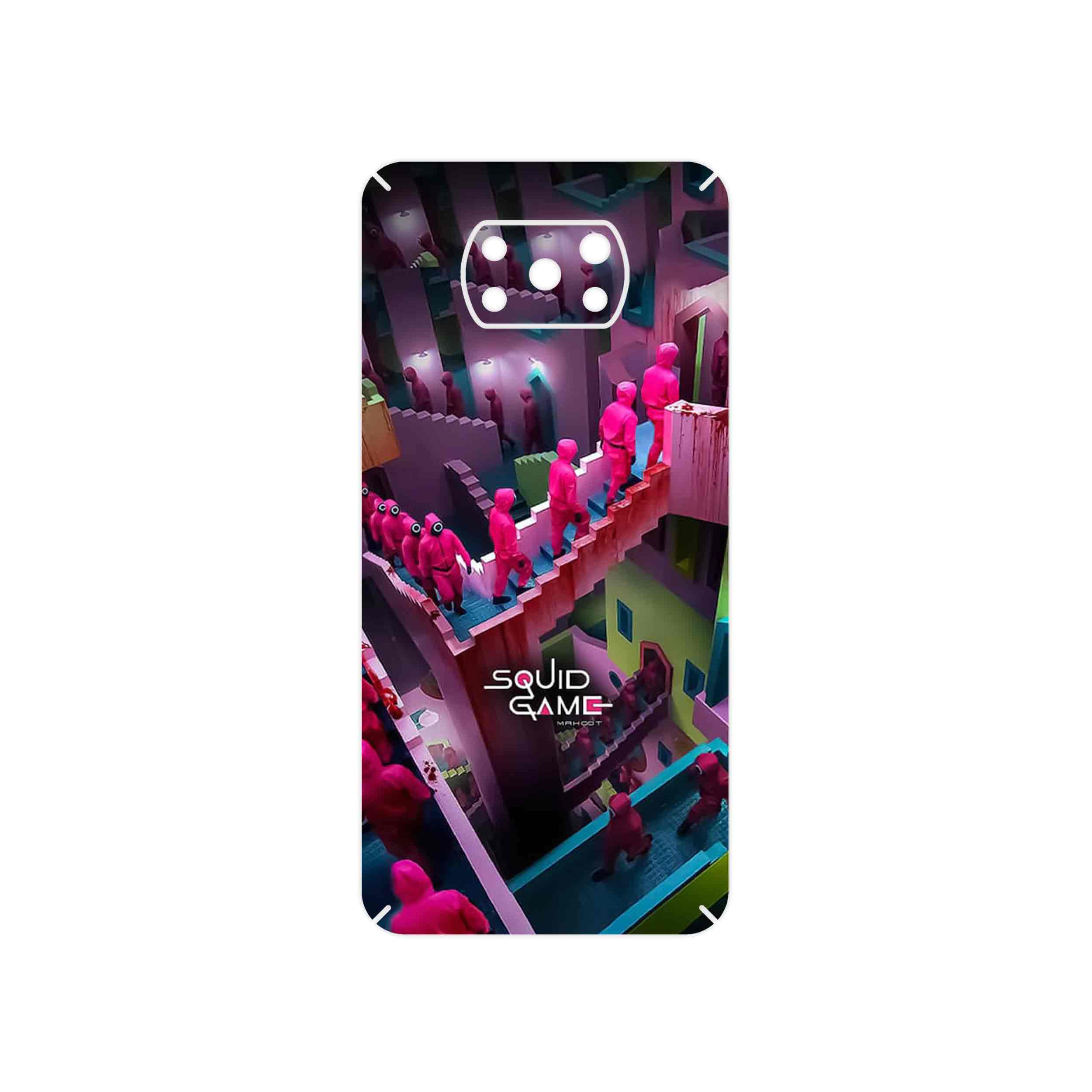 برچسب پوششی ماهوت مدل Squid Game مناسب برای گوشی موبایل شیائومی Poco X3 NFC